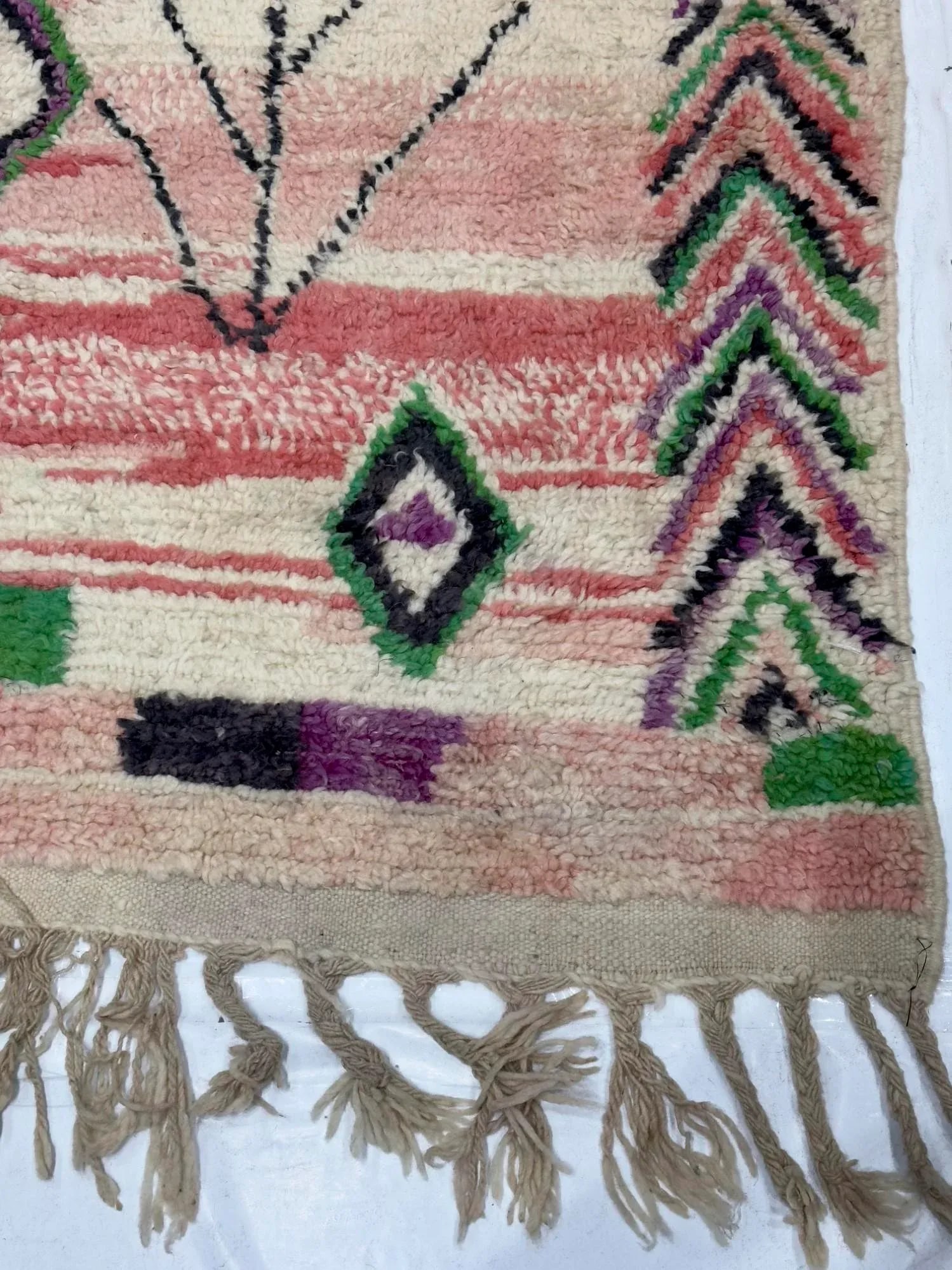 Vintage Moroccan Rug 6'7" X 10'0" - 4
