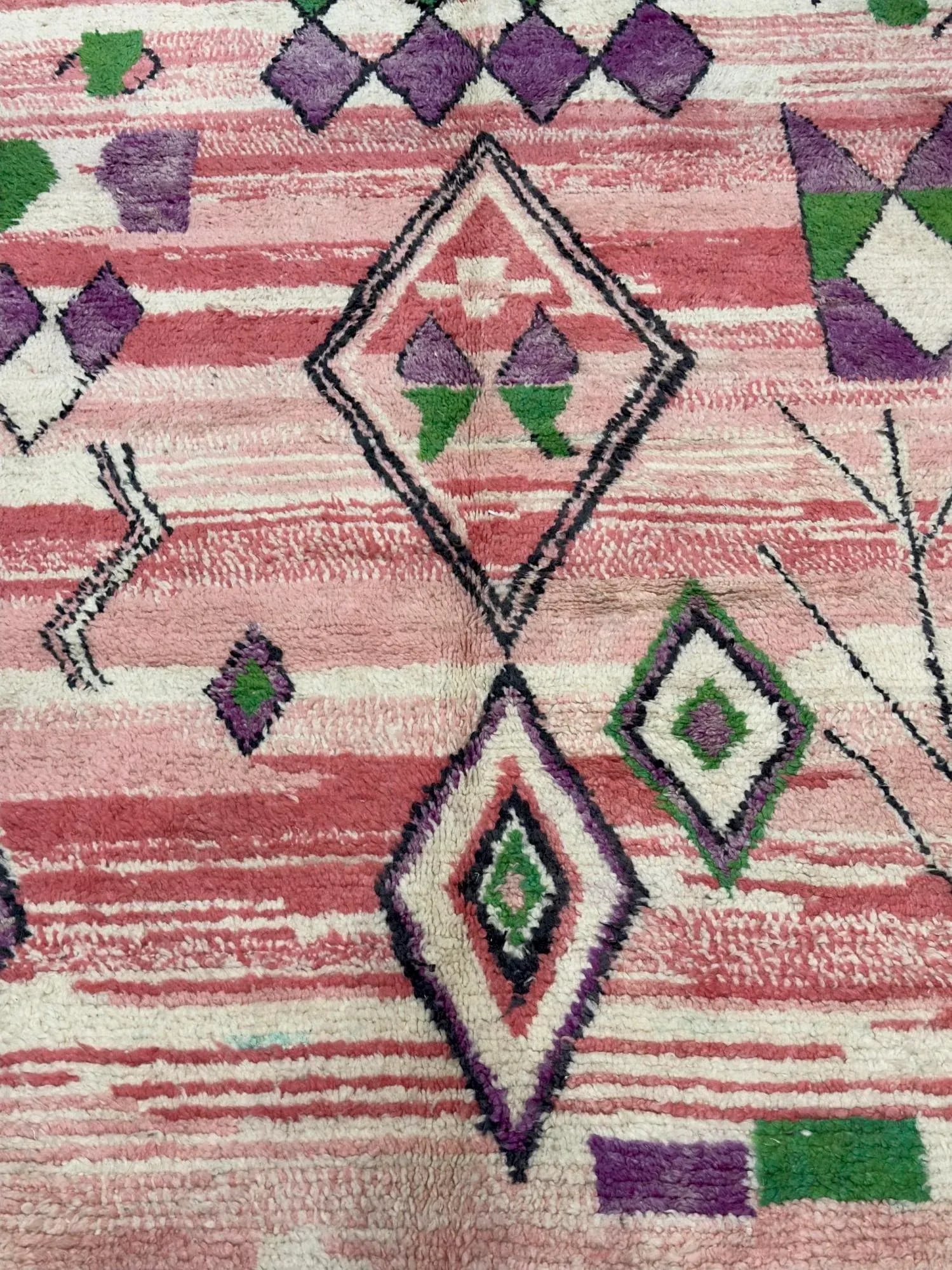 Vintage Moroccan Rug 6'7" X 10'0" - 7