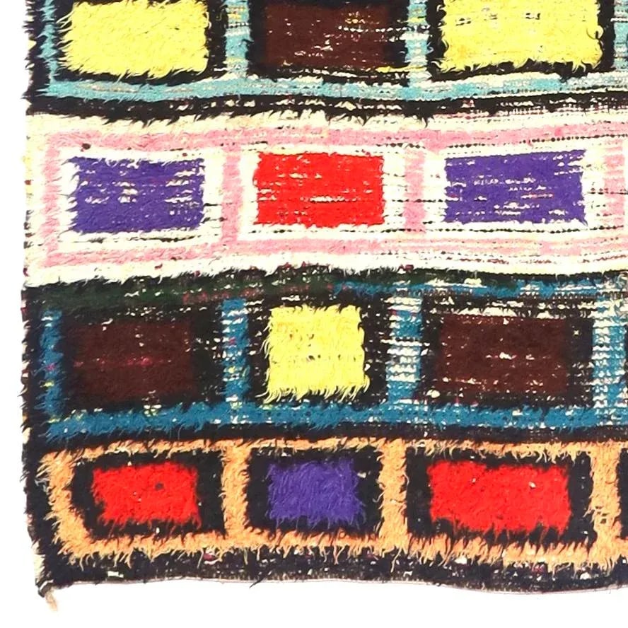 Mid Century Moroccan Rug 4'11" X 6'7" - 5