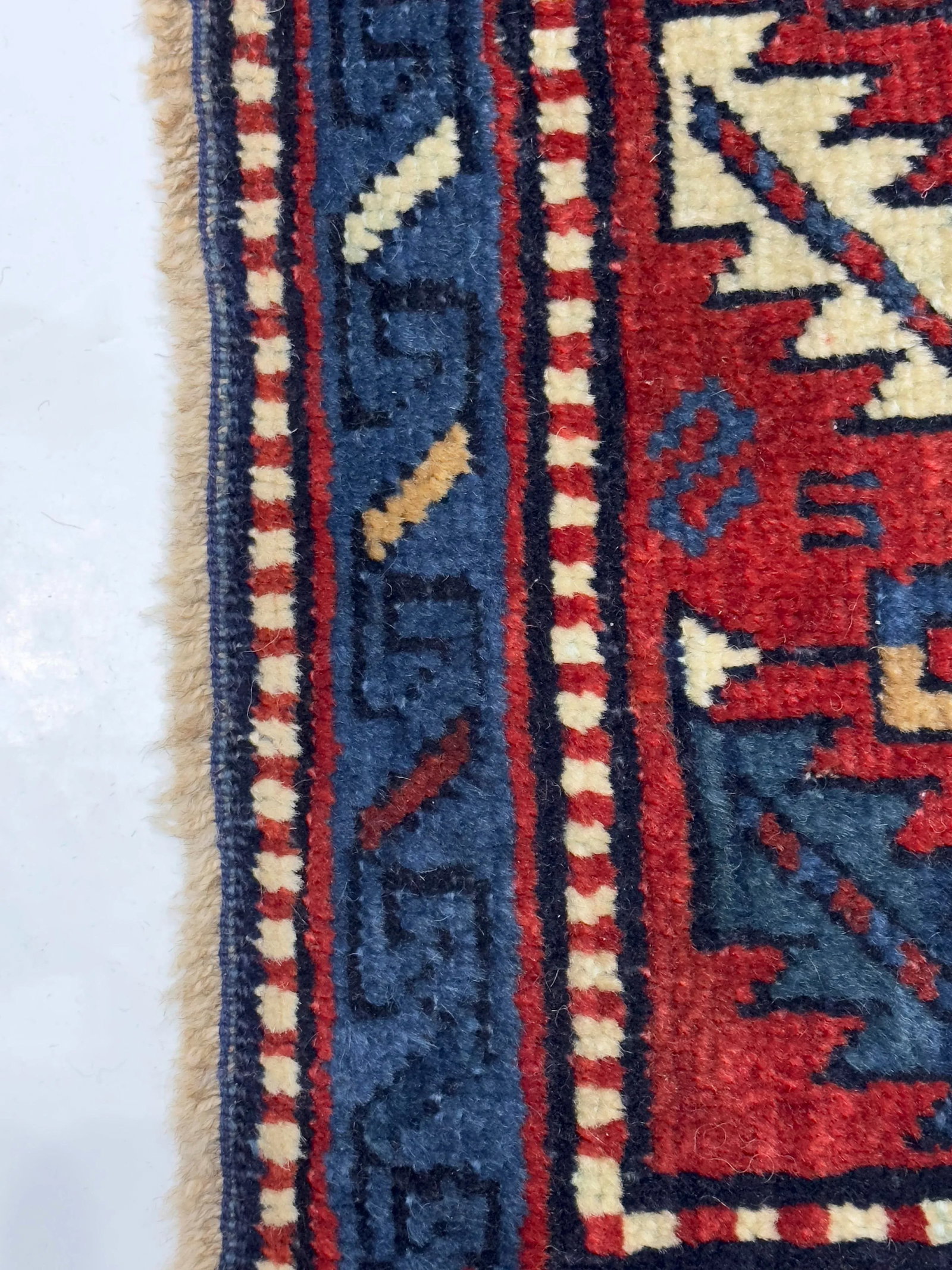 Antique Chajli Kazak Rug 4'10" X 7'10" - 3