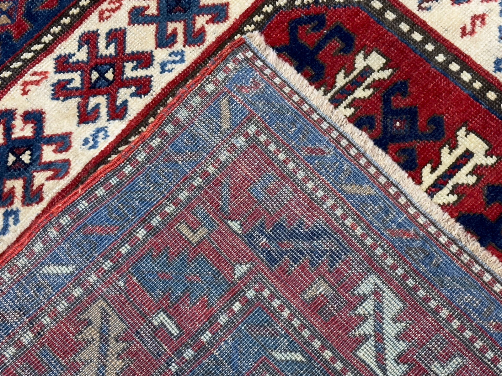 Antique Chajli Kazak Rug 4'10" X 7'10" - 6