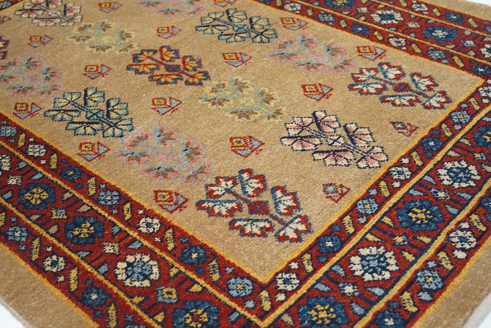 Vintage Persian Veramin Rug 4'4" X 5'9" - 3