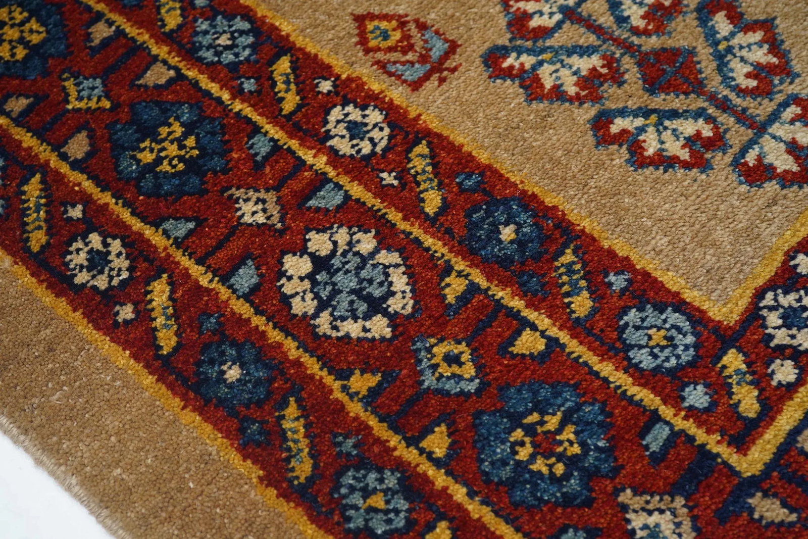 Vintage Persian Veramin Rug 4'4" X 5'9" - 8