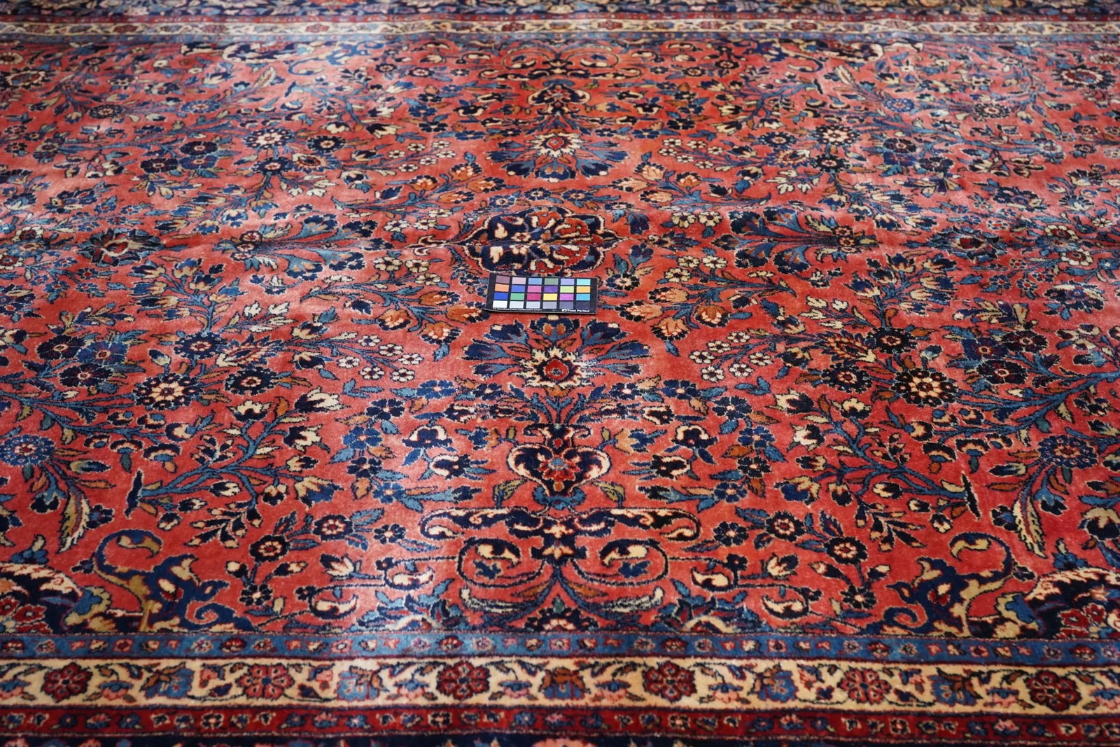 Antique Persian Kashan Rug 9'0'' X 14'1'' - 5