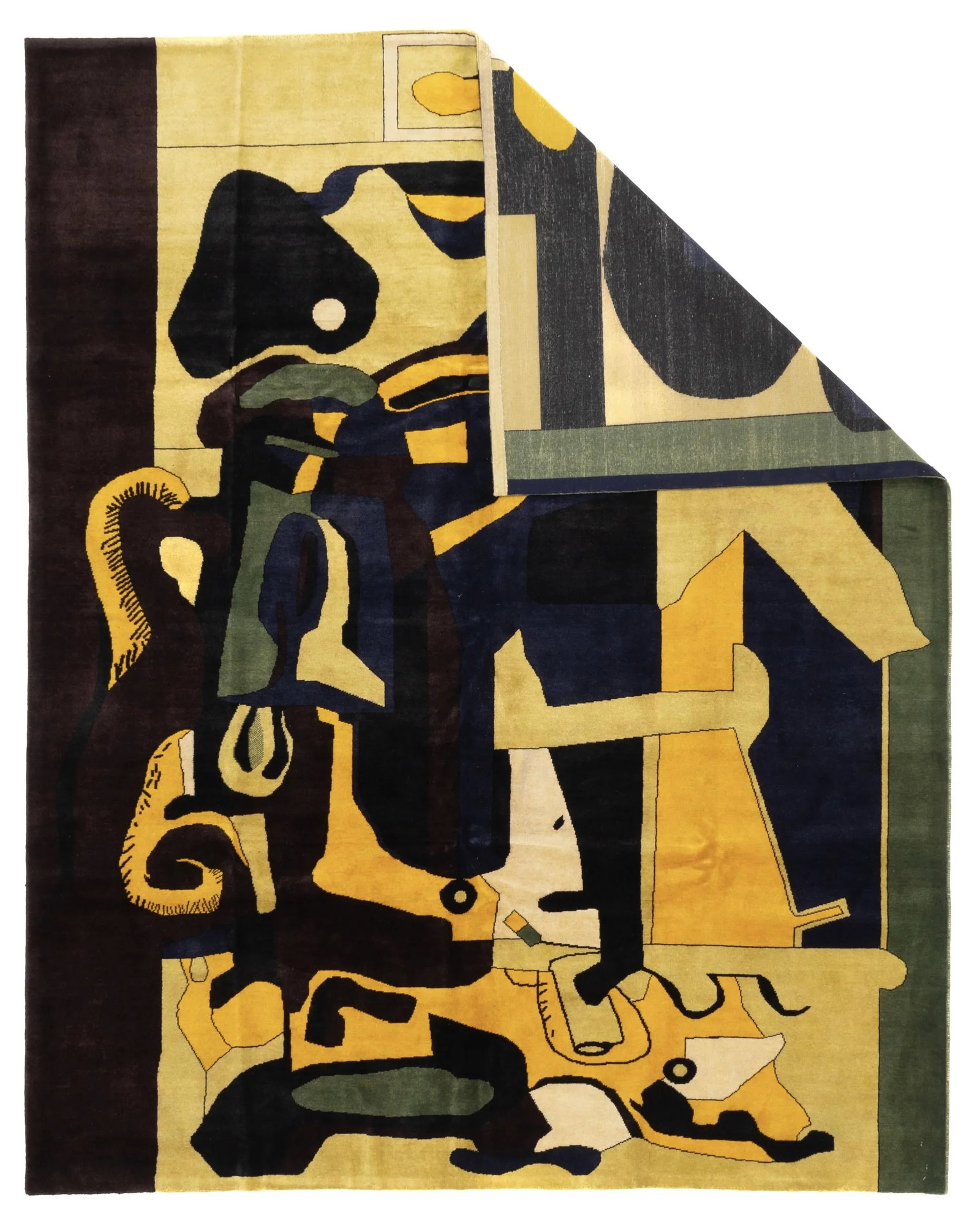 French Artistic Design Inspired by Le Corbusier Rug 7'2" X 9'0" - 2