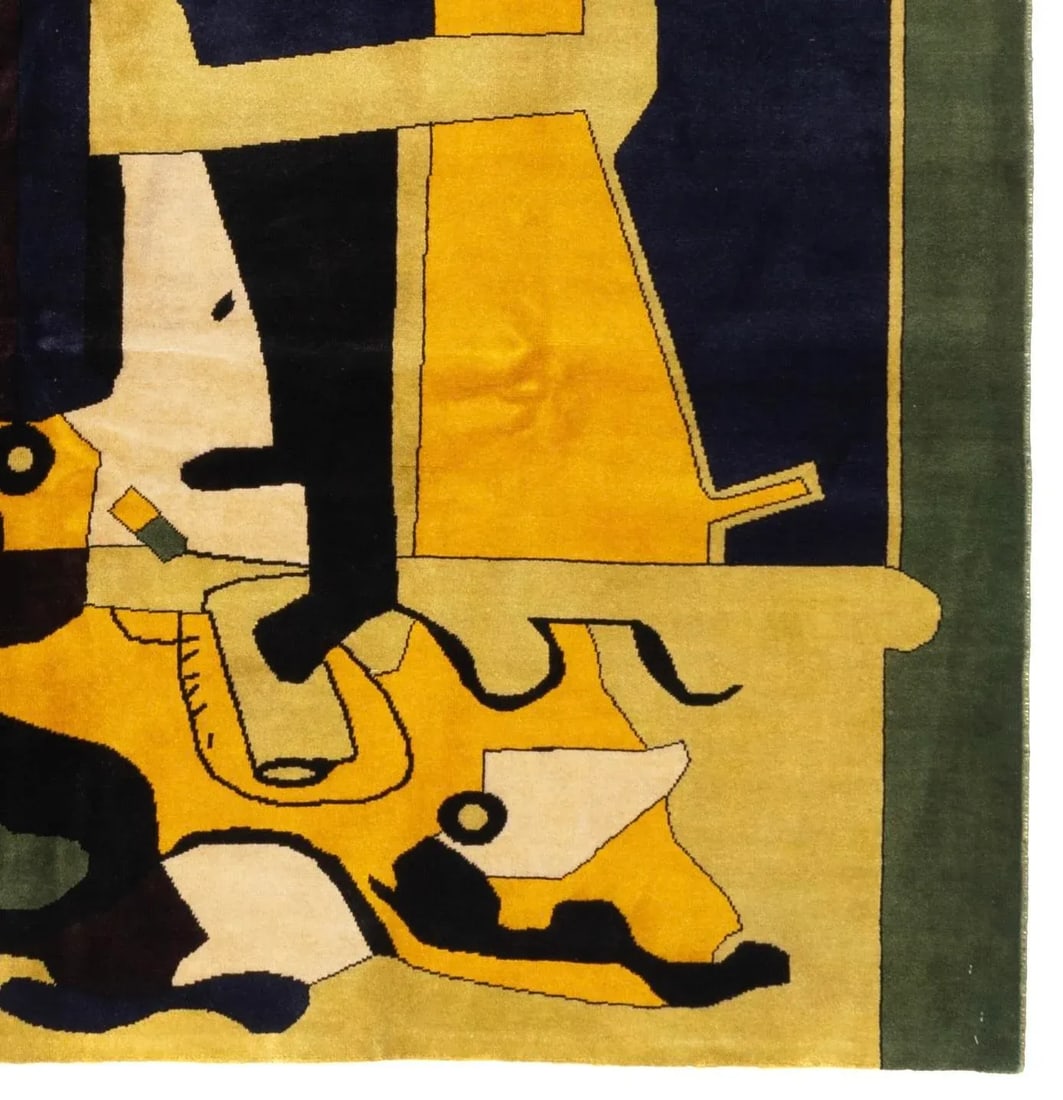 French Artistic Design Inspired by Le Corbusier Rug 7'2" X 9'0" - 4