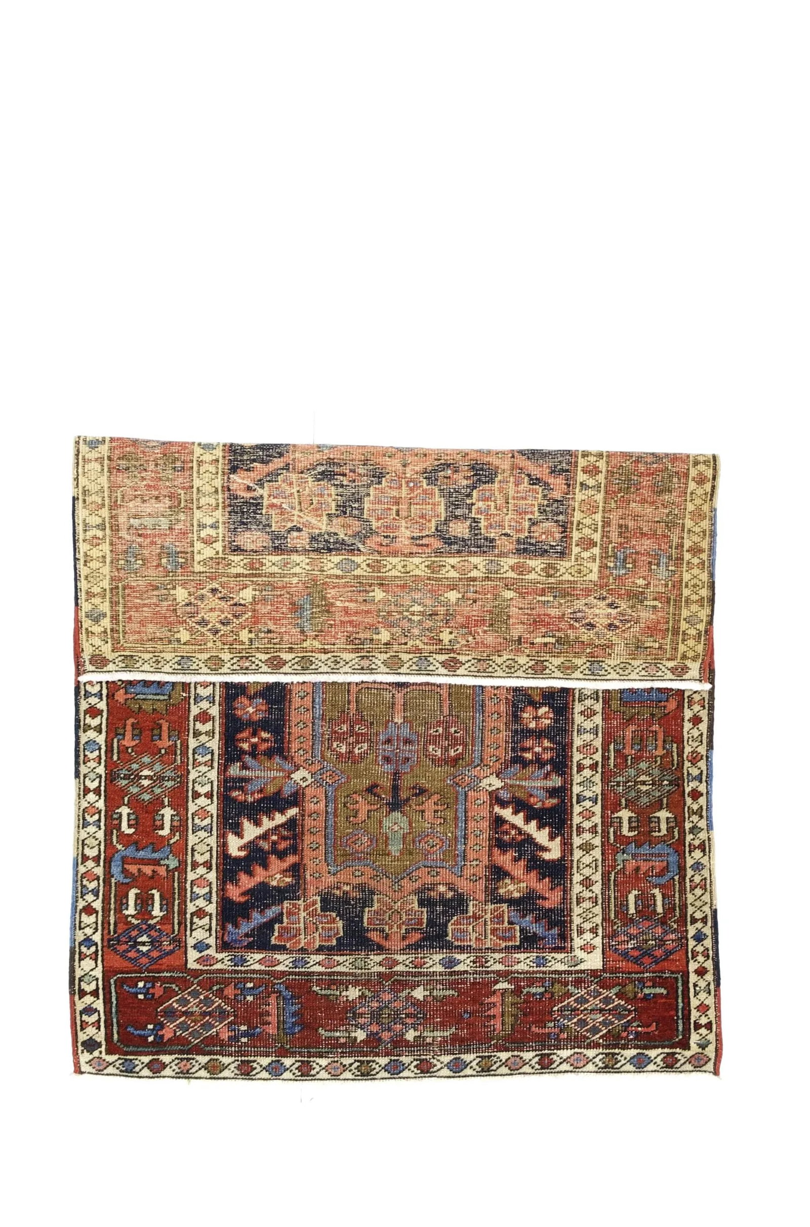Antique Persian Heriz Rug 3'3" X 4'6" - 2