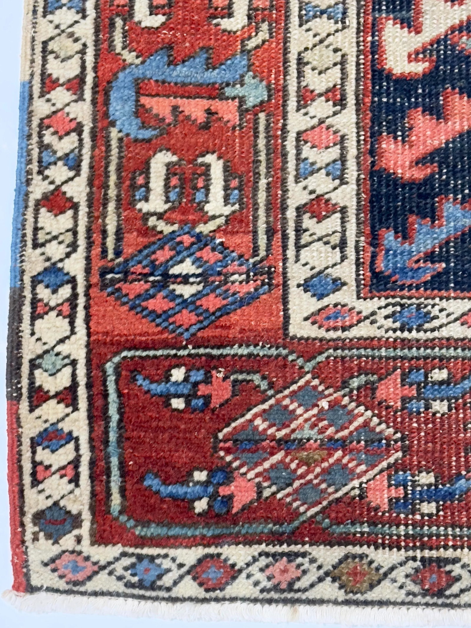 Antique Persian Heriz Rug 3'3" X 4'6" - 4
