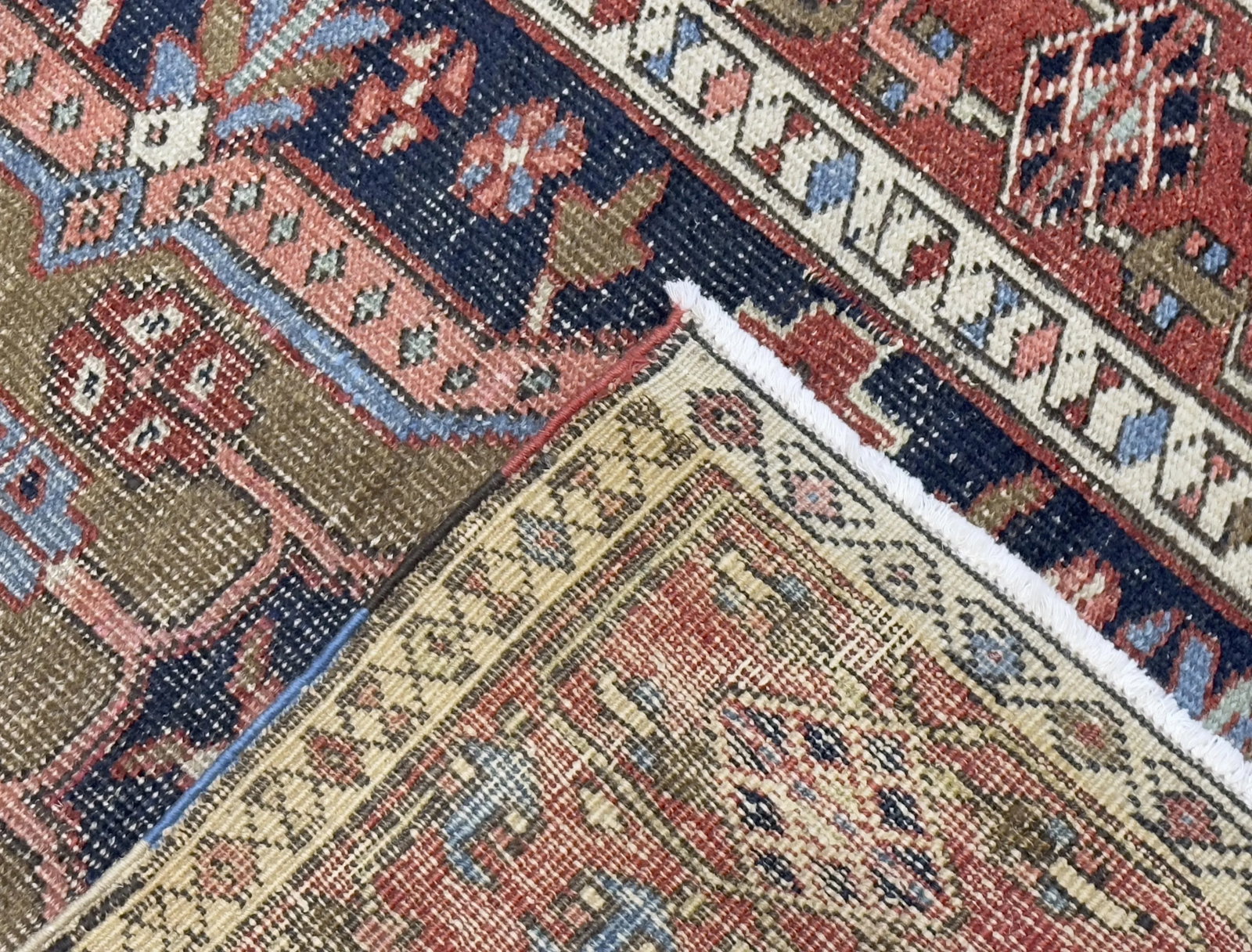 Antique Persian Heriz Rug 3'3" X 4'6" - 6