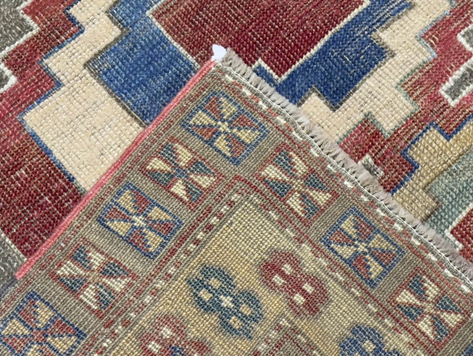 Antique Caucasian Kuba Rug 4'0" X 4'7" - 8