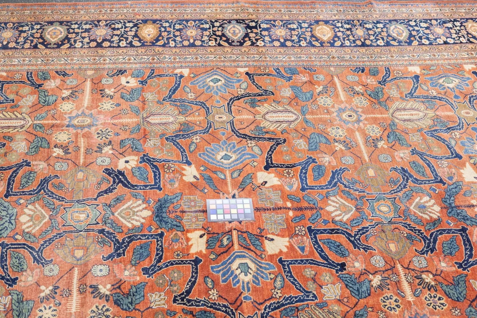 Antique Persian Farahan Sarouk Rug 8'10" X 12'3" - 5