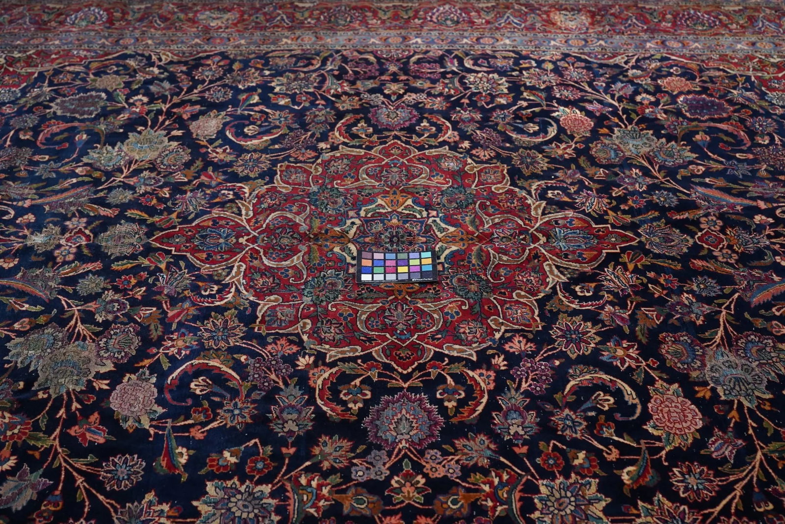 Vintage Persian Kashan Rug 9'6" X 11'6" - 7