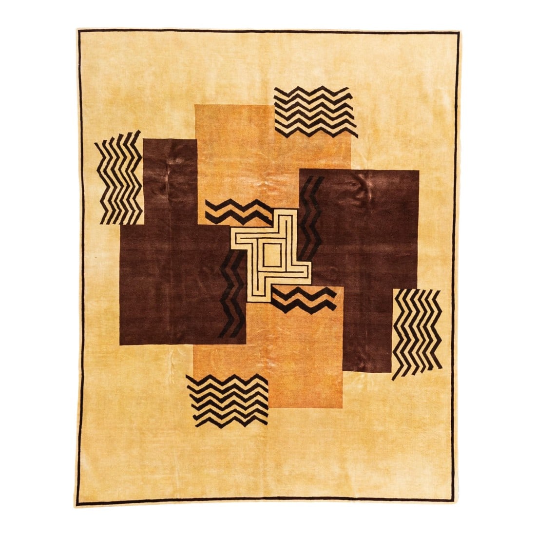Early 21st Century French Art Deco Rug 7'2" X 9'1" (1 of 8)