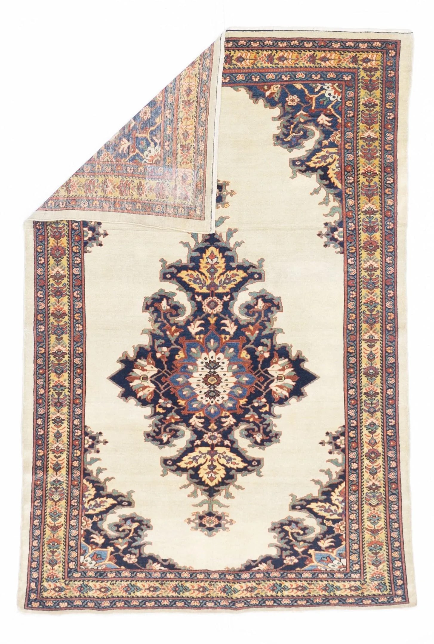 Antique Persian Farahan Sarouk Rug 4' X 6'8'' - 2
