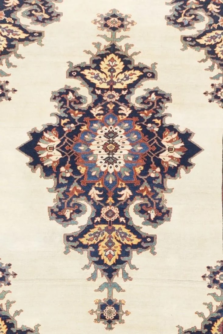 Antique Persian Farahan Sarouk Rug 4' X 6'8'' - 3