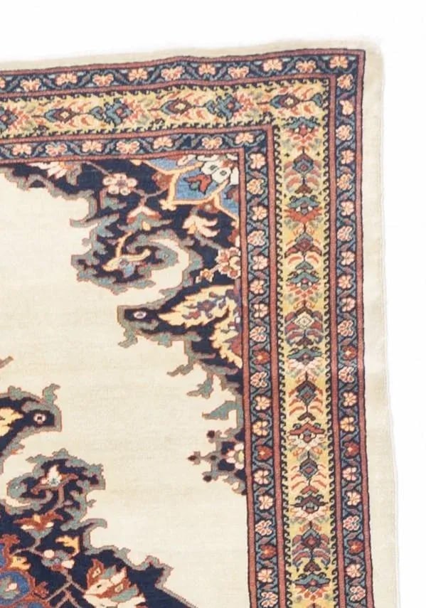 Antique Persian Farahan Sarouk Rug 4' X 6'8'' - 4