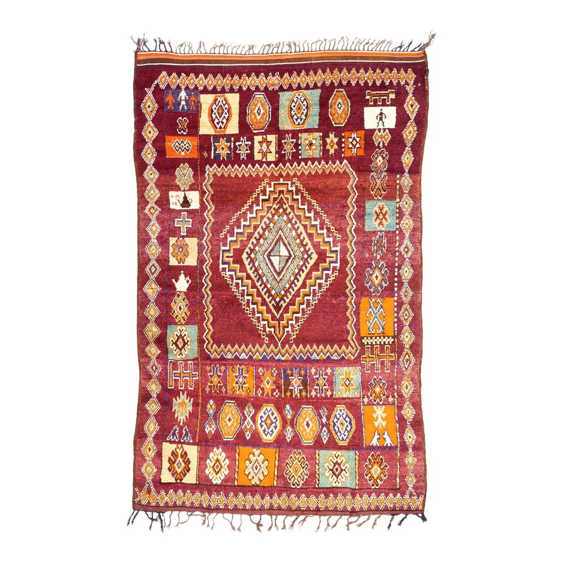 Mid Century Moroccan Rug 5'8" X 9'9" (1 of 6)