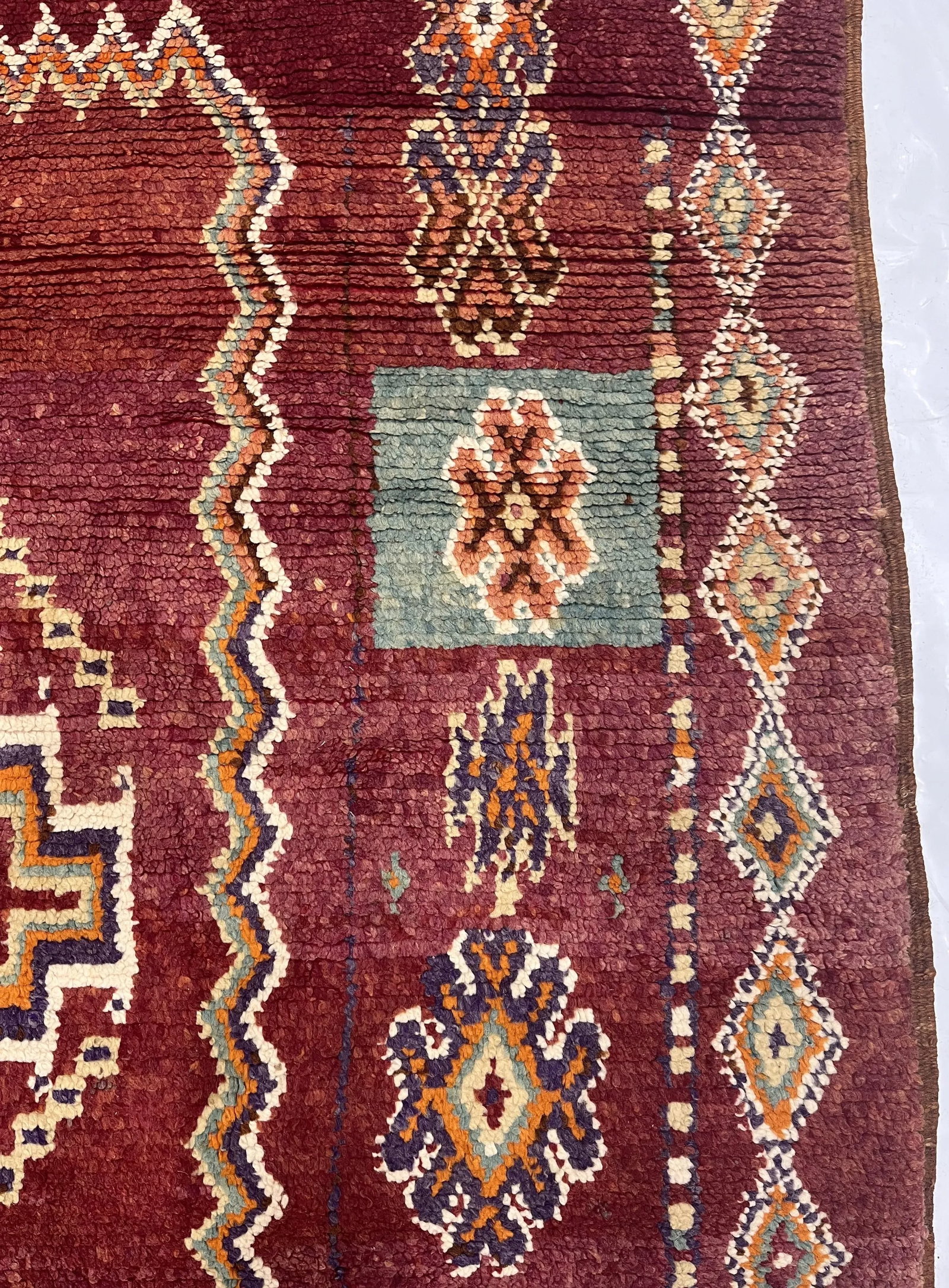 Mid Century Moroccan Rug 5'8" X 9'9" - 4
