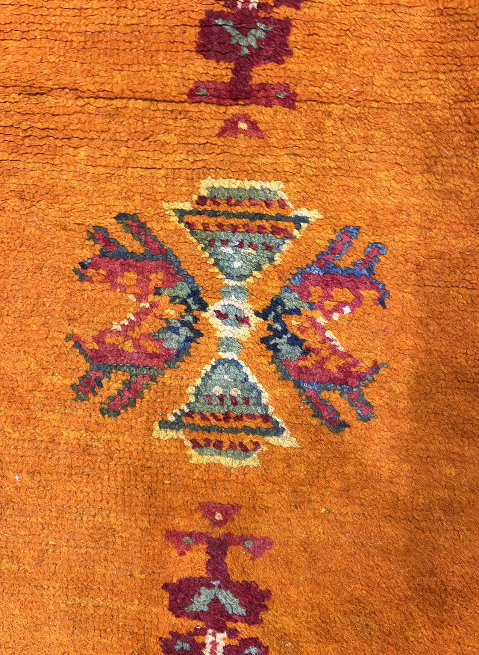 Mid Century Moroccan Rug 4'2" X 6'6" - 5