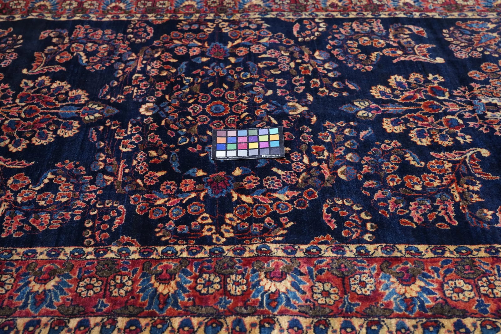 Antique Mohajeran Sarouk Rug 4'2" X 6'2" - 8