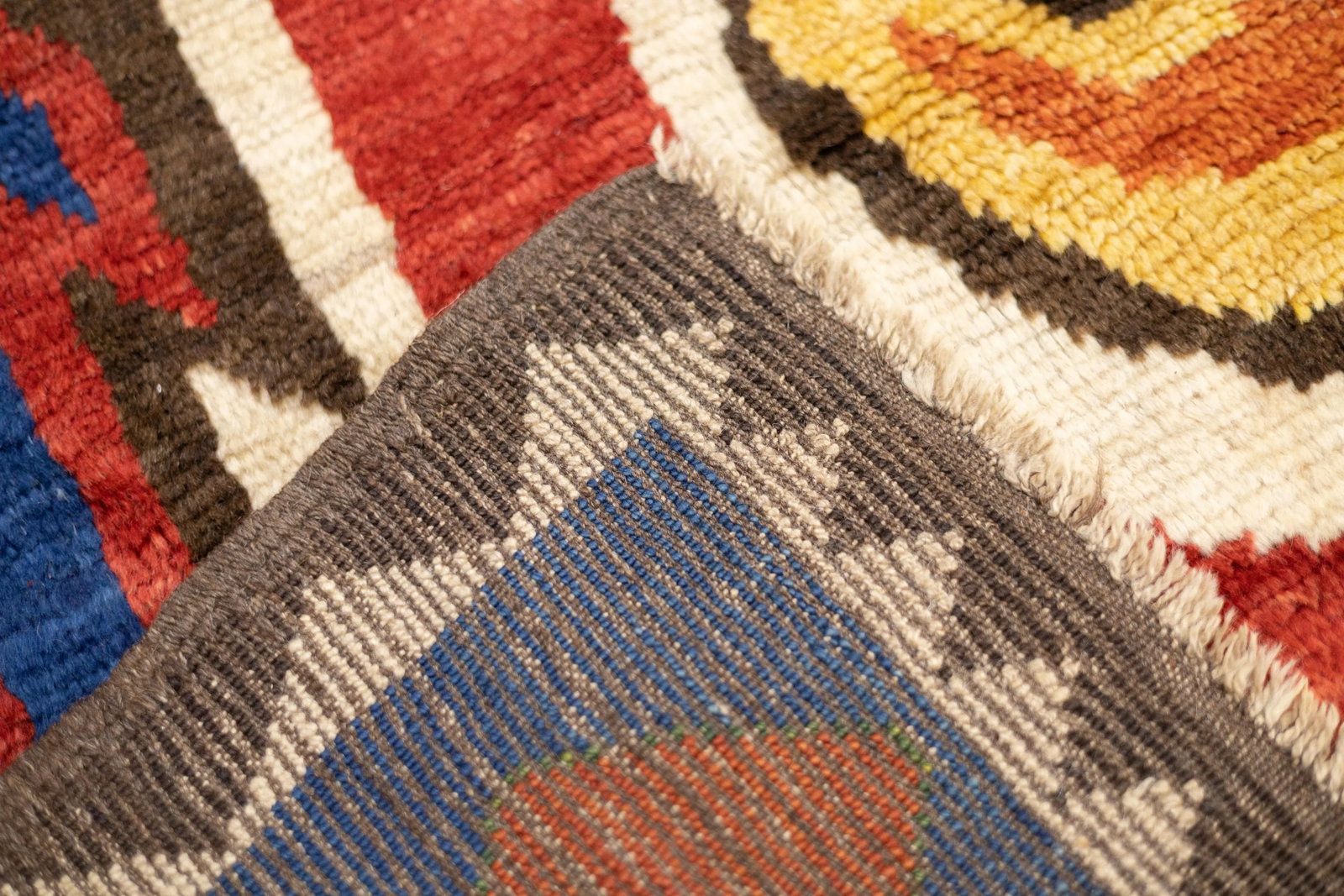 Antique Persian Gabbeh Rug 5'10" X 7'11" - 5