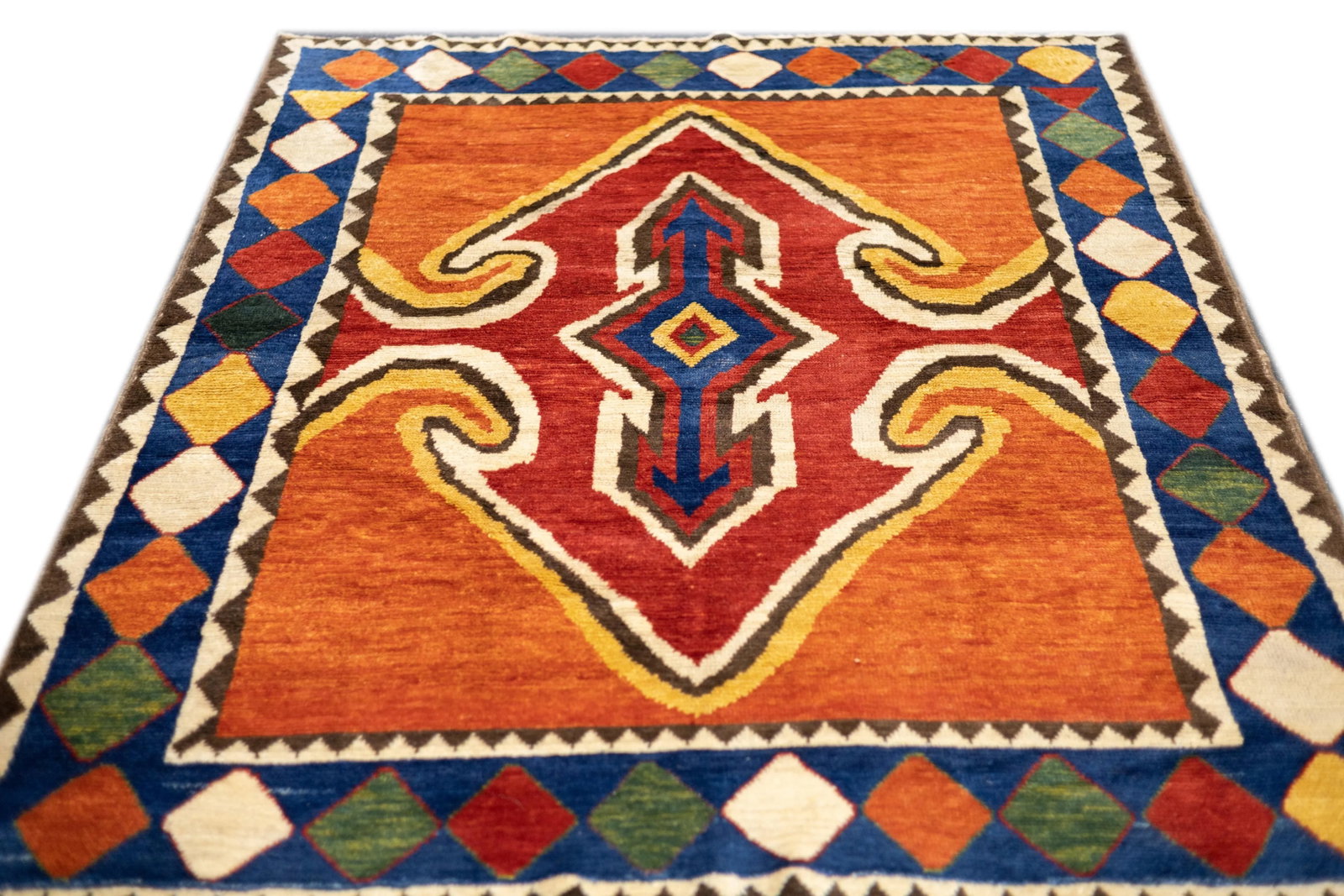 Antique Persian Gabbeh Rug 5'10" X 7'11" - 6