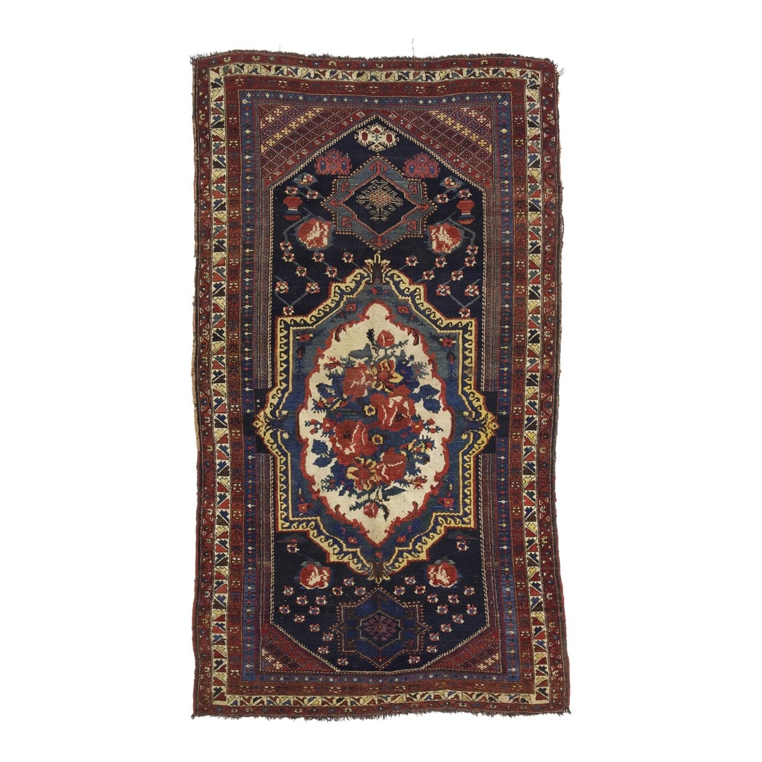 Antique Persian Bakhtiari Rug 4'10" X 8'8" (1 of 10)