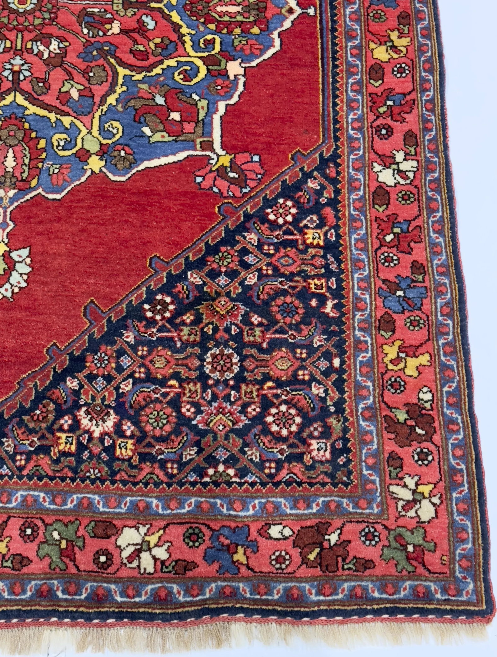 Antique Persian Halva Bidjar Rug 3'7" X 5'5" - 3