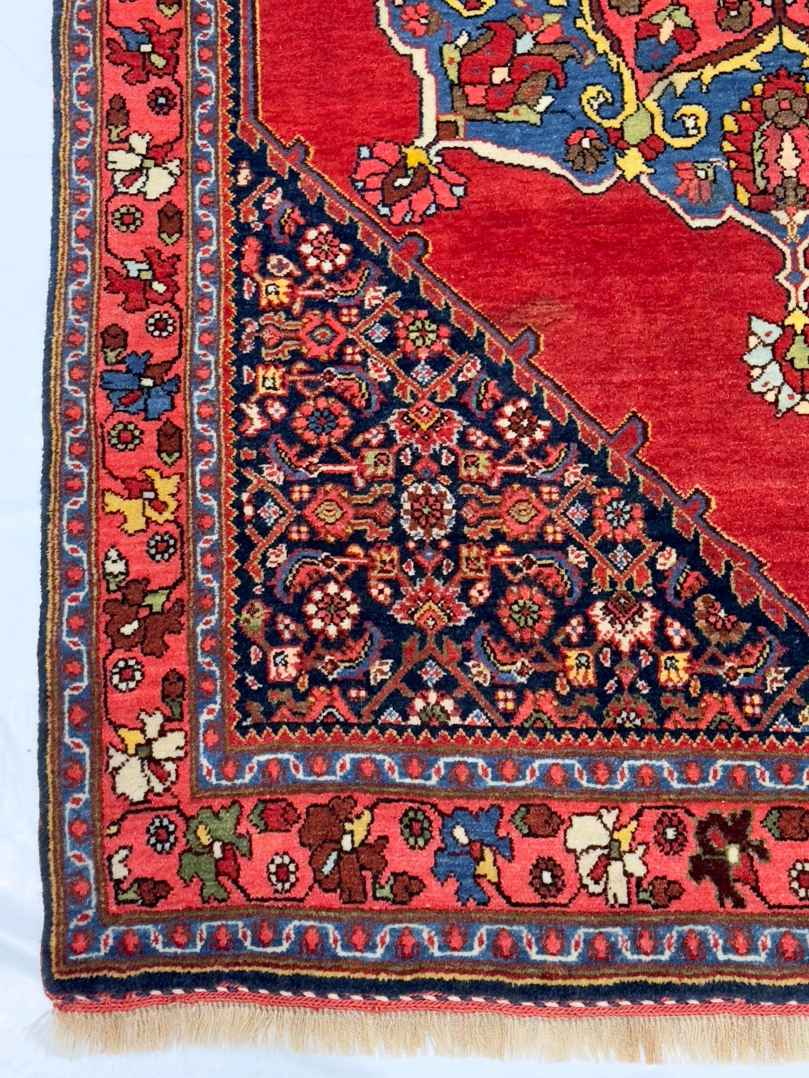 Antique Persian Halva Bidjar Rug 3'7" X 5'5" - 4