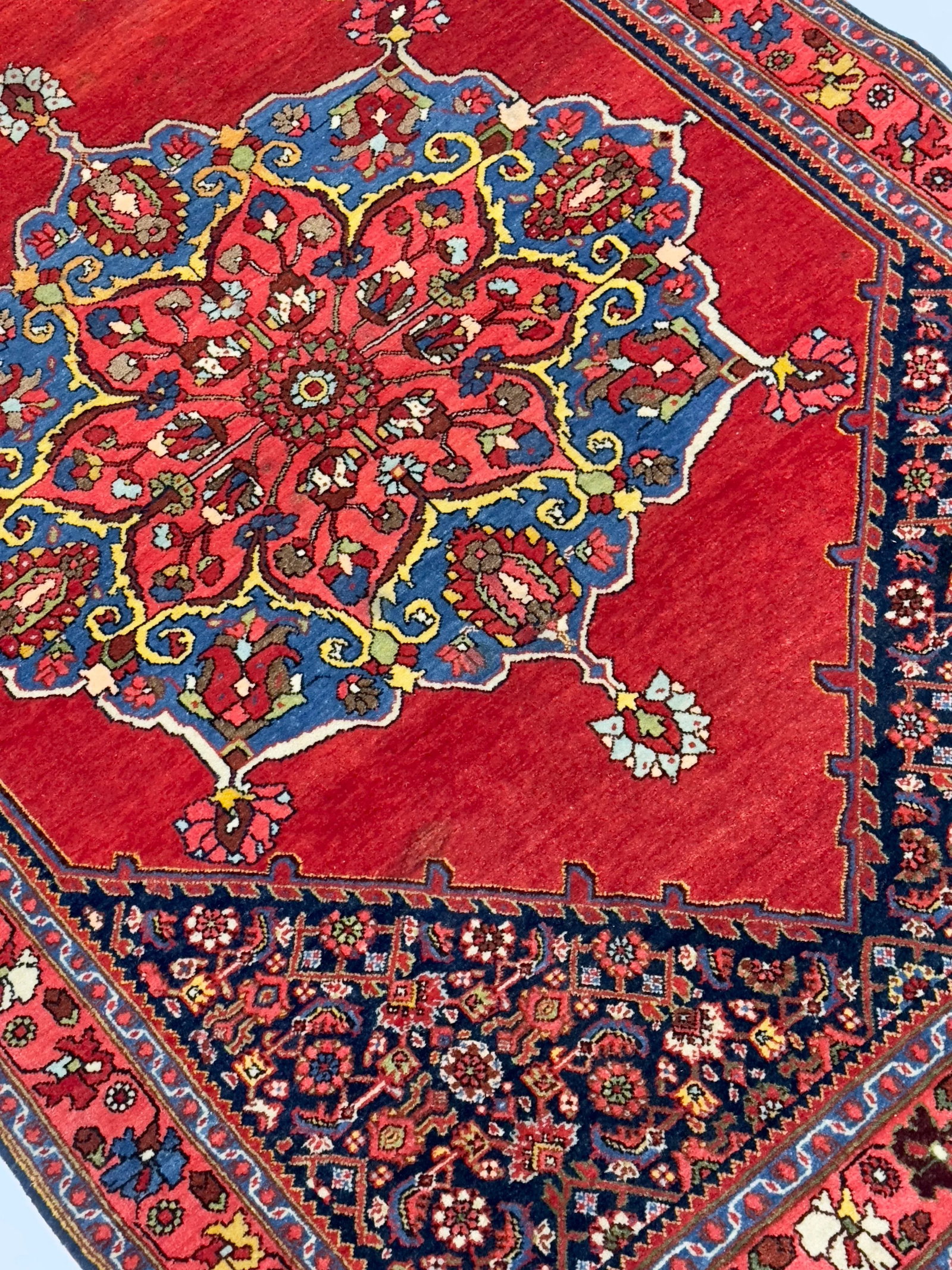 Antique Persian Halva Bidjar Rug 3'7" X 5'5" - 8
