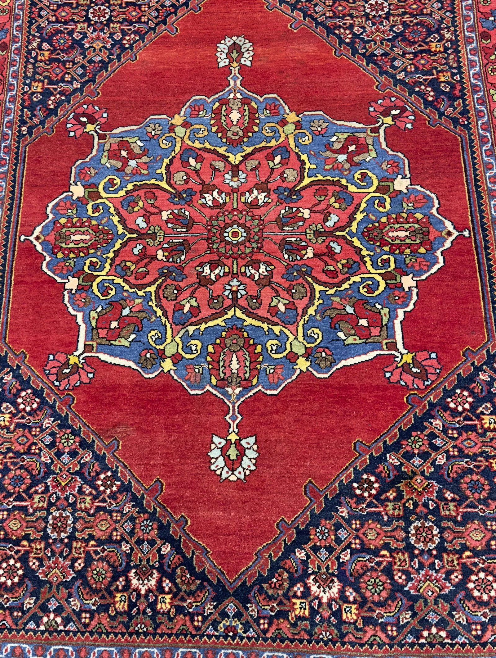 Antique Persian Halva Bidjar Rug 3'7" X 5'5" - 9