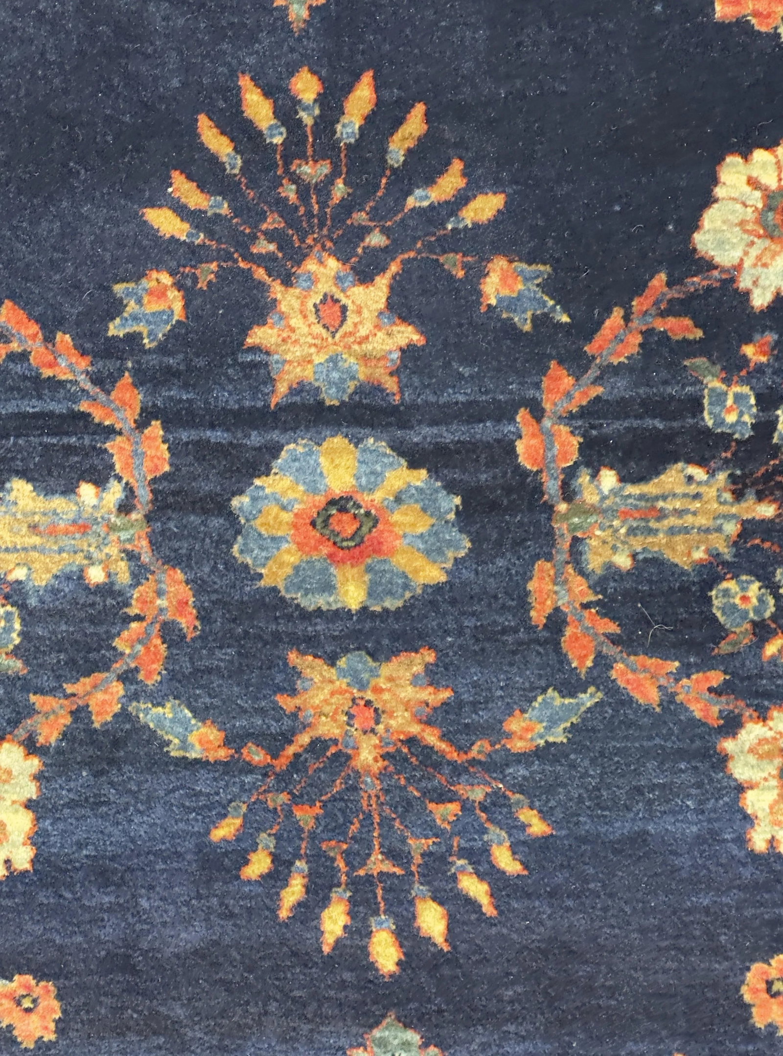 Antique Mohajeran Sarouk Rug 3'4" X 4'11" - 10