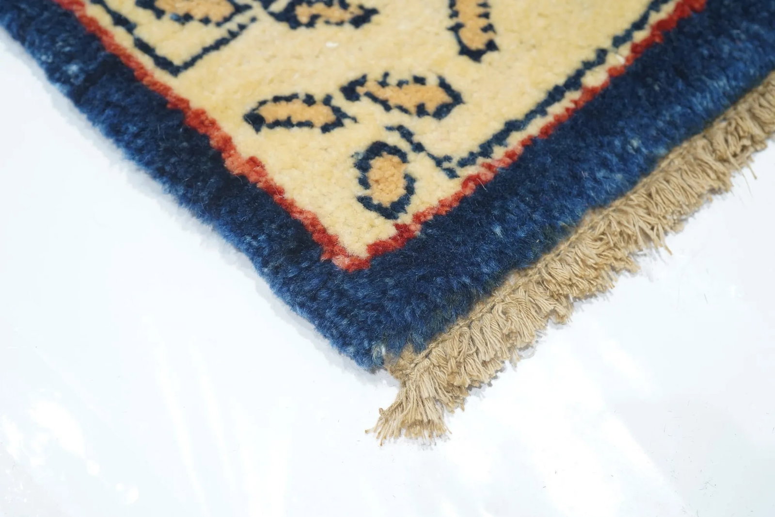 Early 21st Century Orange & Blue Serapi Rug 6'10 X 10'1" - 3
