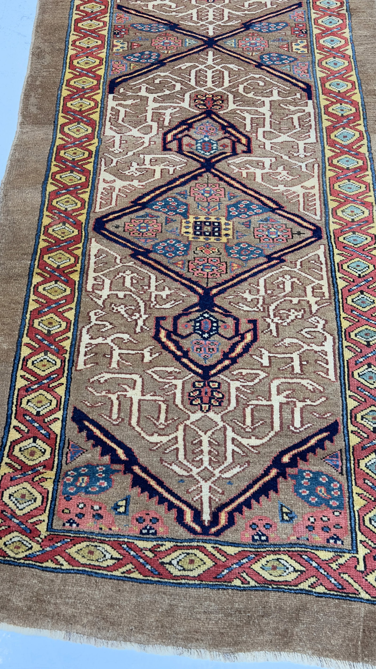 Antique Persian Sarab Runner 3'9" X 15'6" - 10