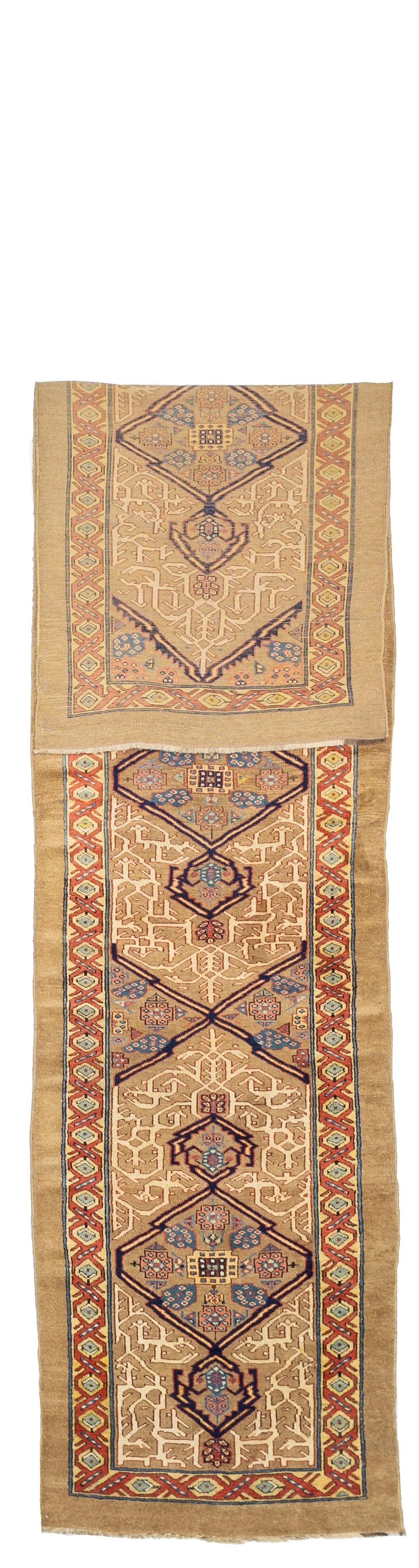 Antique Persian Sarab Runner 3'9" X 15'6" - 2