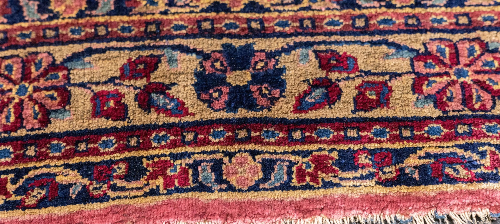 Antique Persian Kashan Rug 2'1" X 5'0" - 4