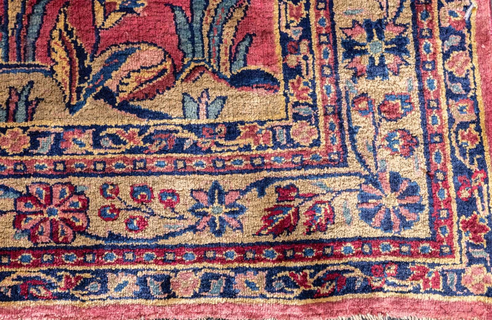 Antique Persian Kashan Rug 2'1" X 5'0" - 5