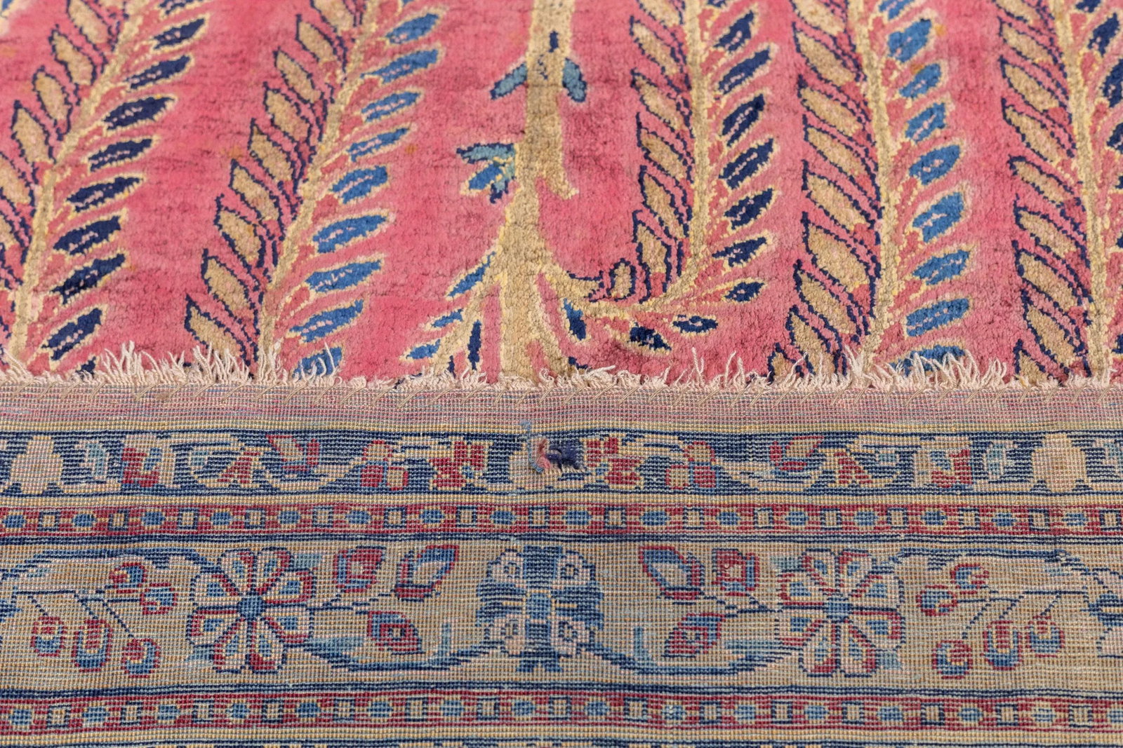 Antique Persian Kashan Rug 2'1" X 5'0" - 9