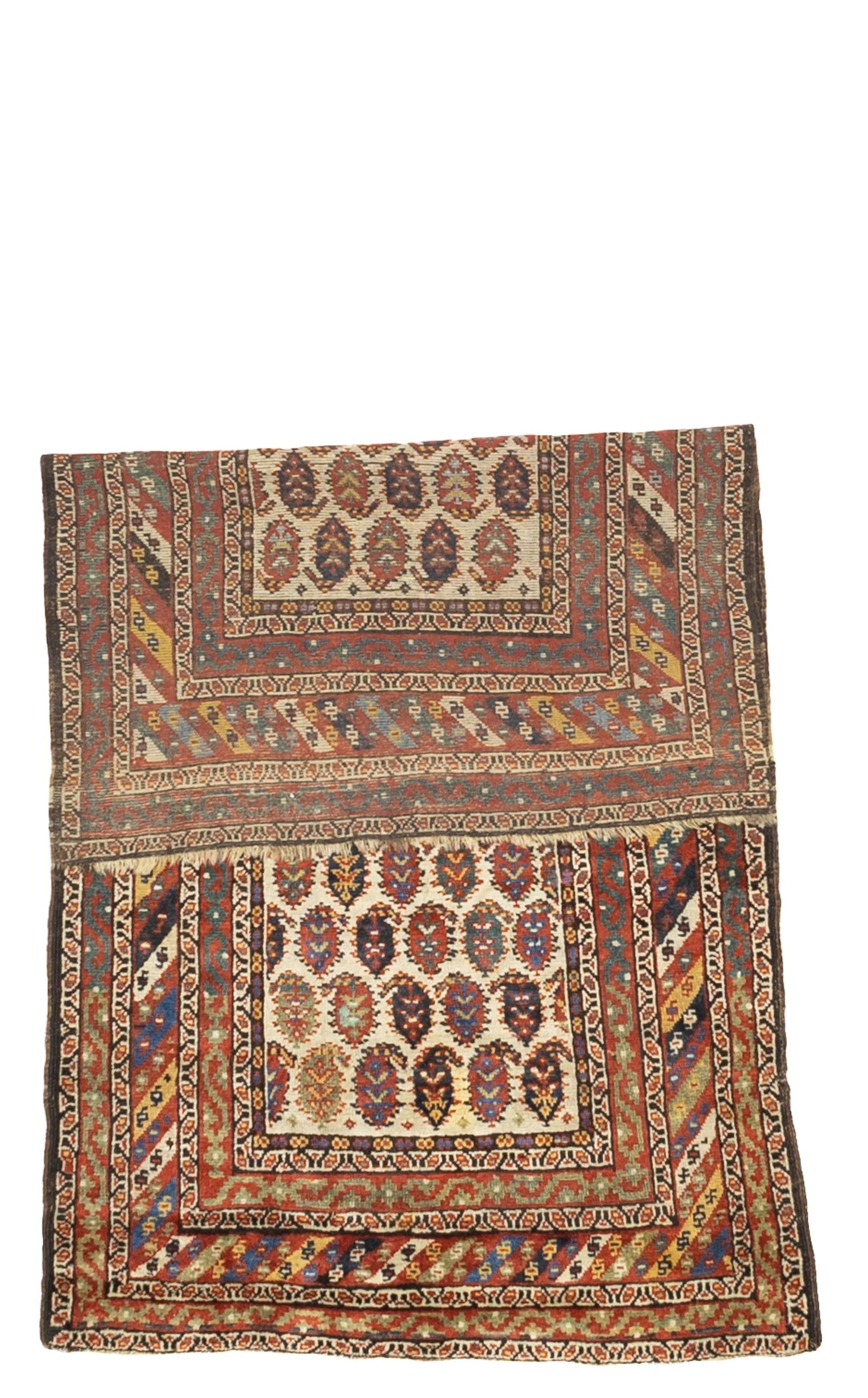 Antique Persian Lori Tribal Rug 3'6" X 6'6" - 2