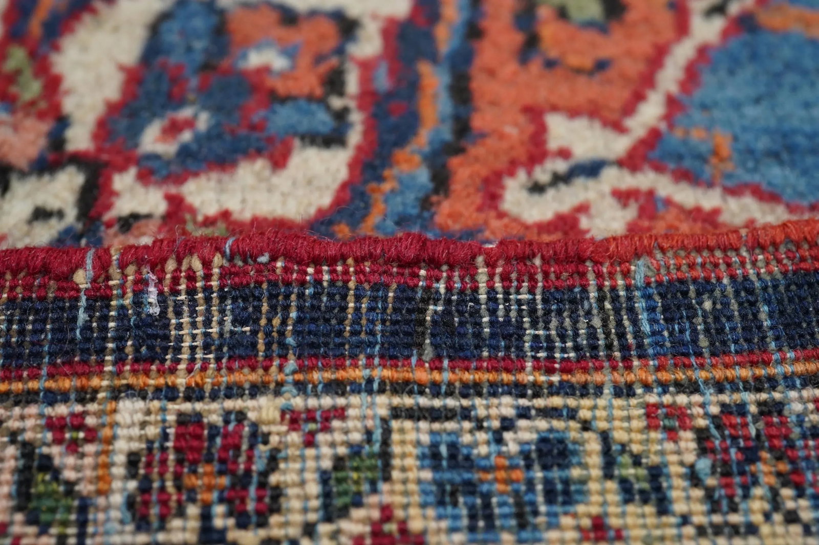 Vintage Persian Kashan Rug 9'8" X 12'6" - 10