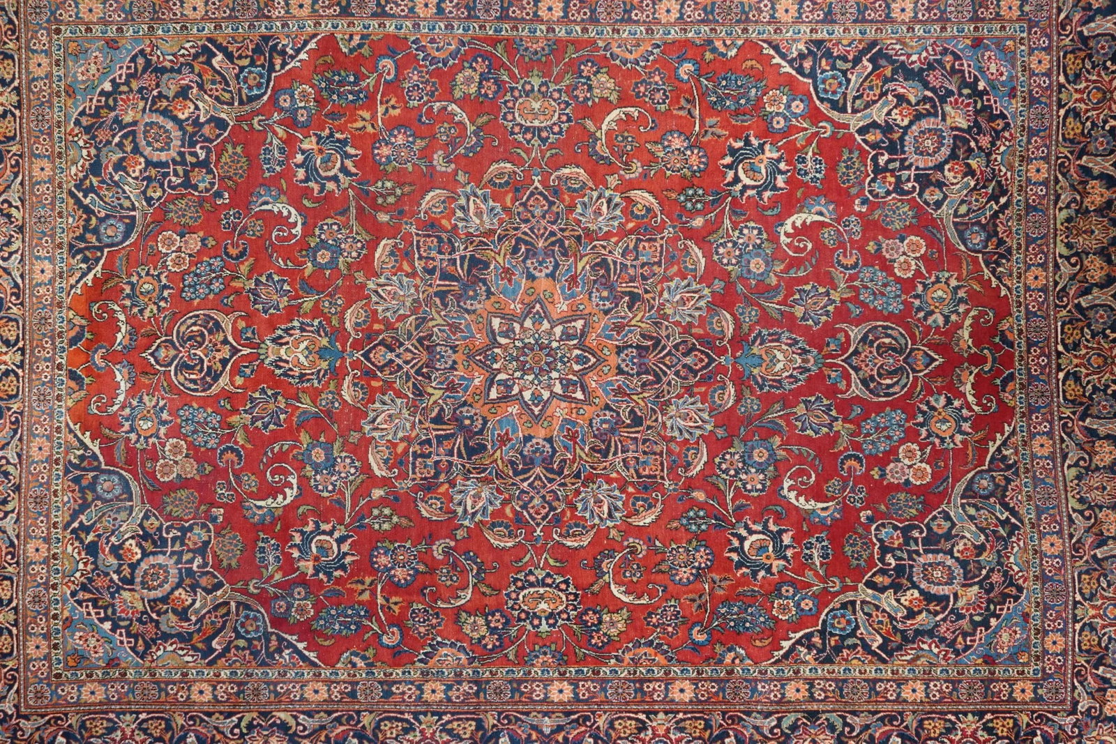 Vintage Persian Kashan Rug 9'8" X 12'6" - 3
