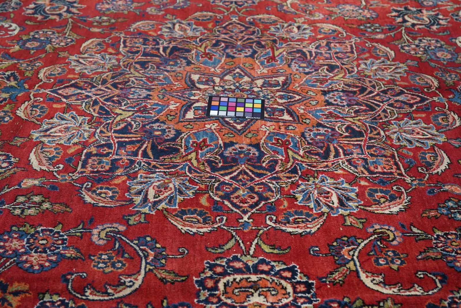 Vintage Persian Kashan Rug 9'8" X 12'6" - 4