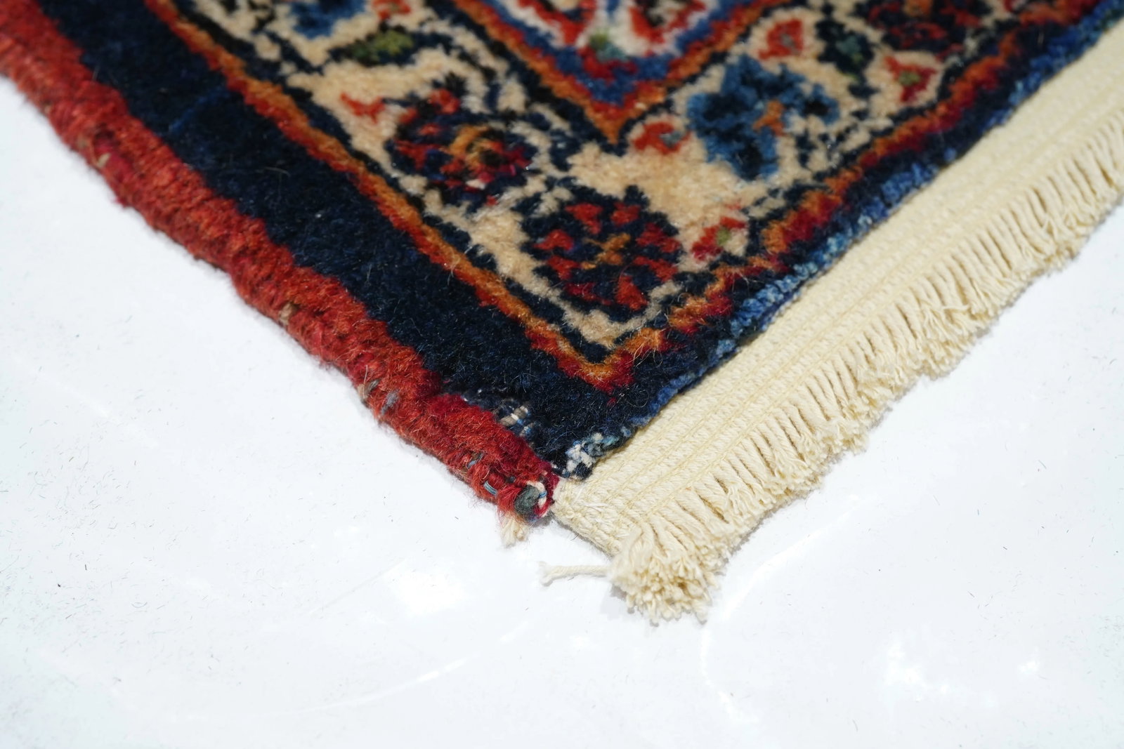 Vintage Persian Kashan Rug 9'8" X 12'6" - 5