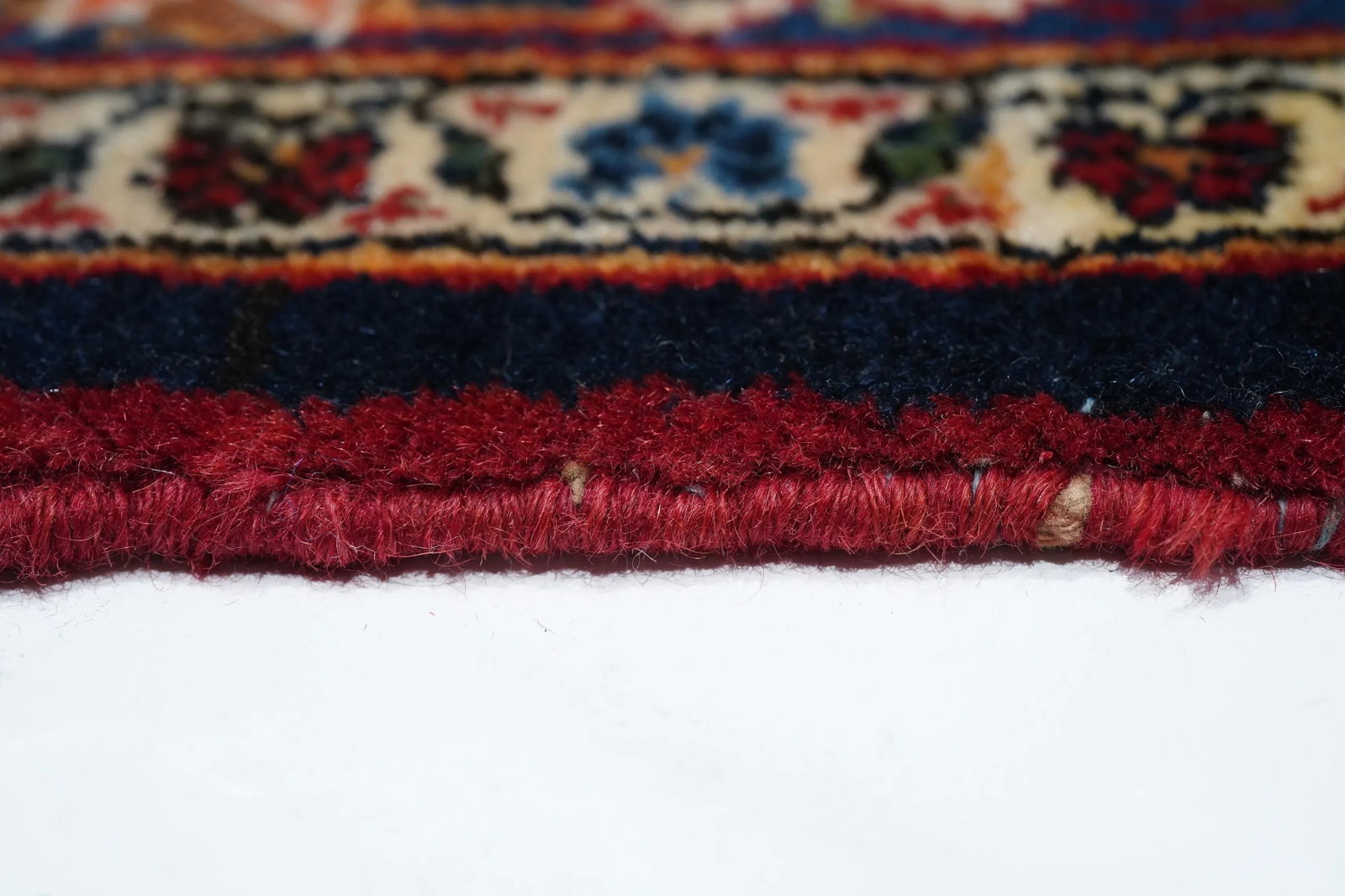 Vintage Persian Kashan Rug 9'8" X 12'6" - 6