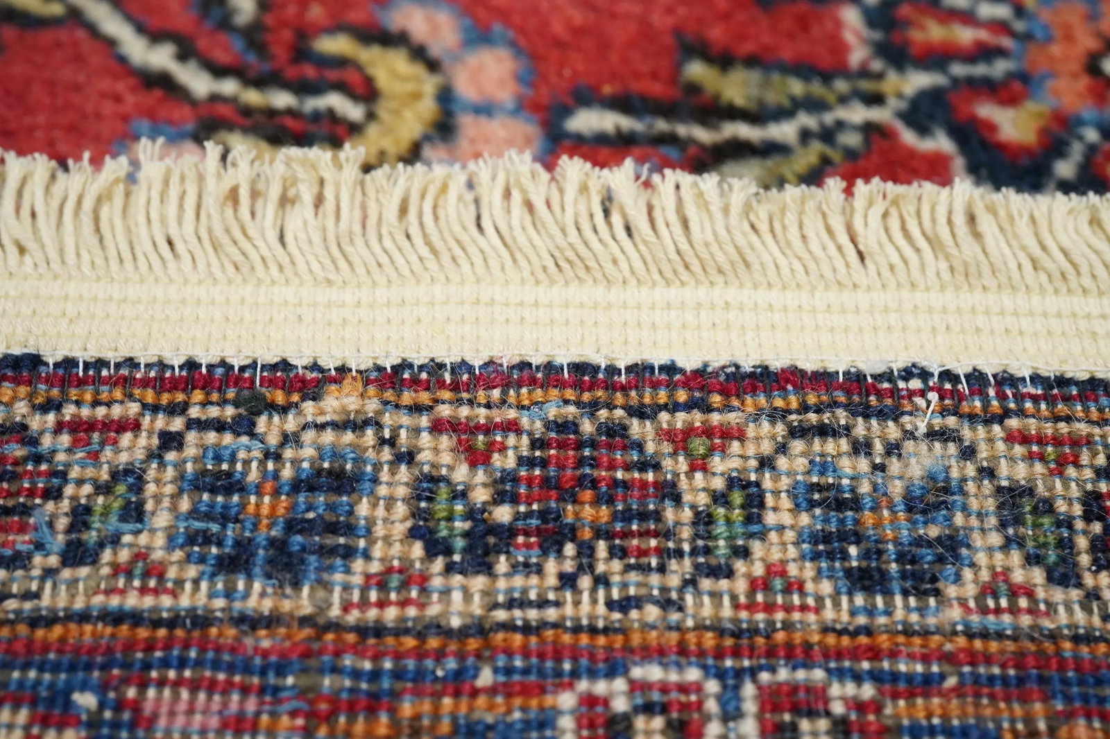 Vintage Persian Kashan Rug 9'8" X 12'6" - 8