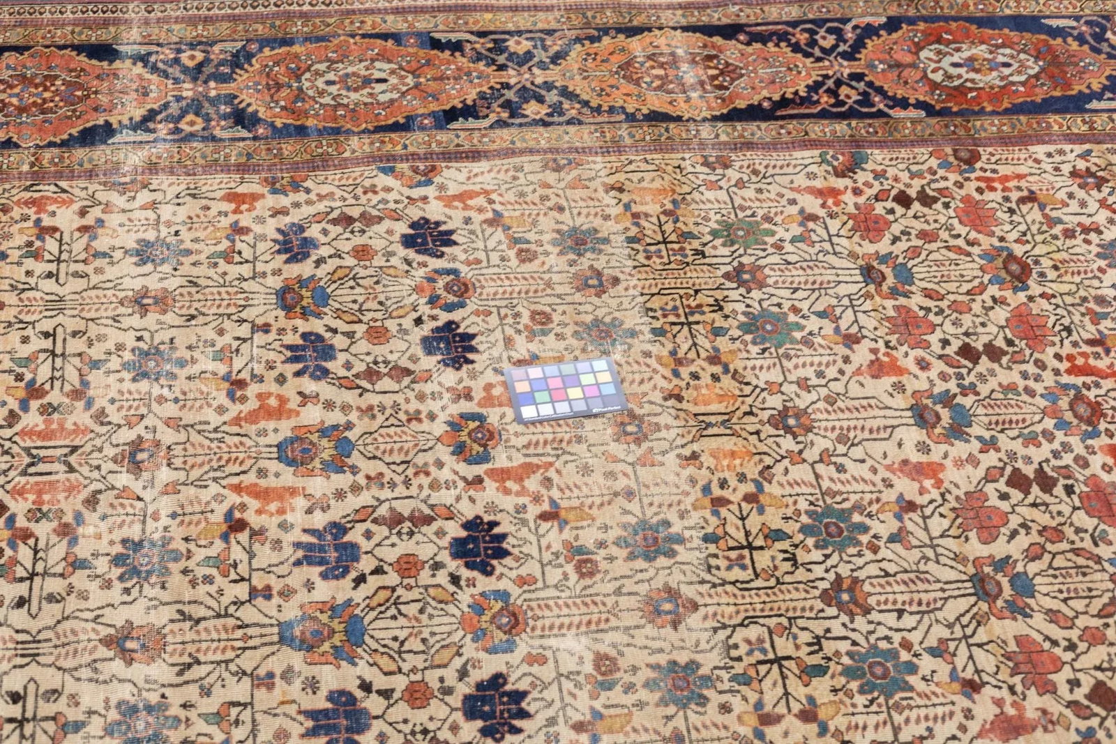 Antique Persian Farahan Sarouk Rug 6'10" X 9'6" - 10
