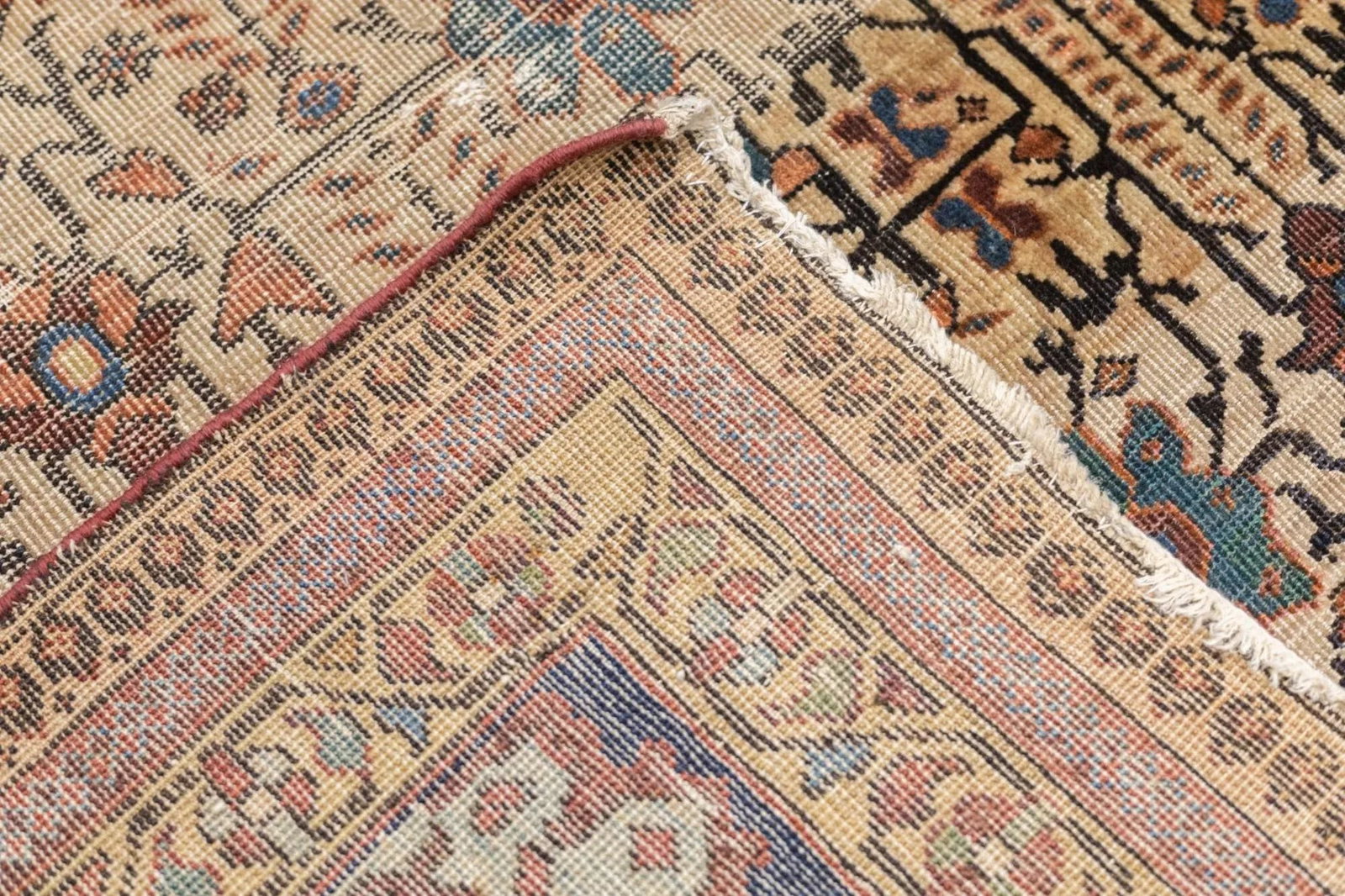 Antique Persian Farahan Sarouk Rug 6'10" X 9'6" - 3