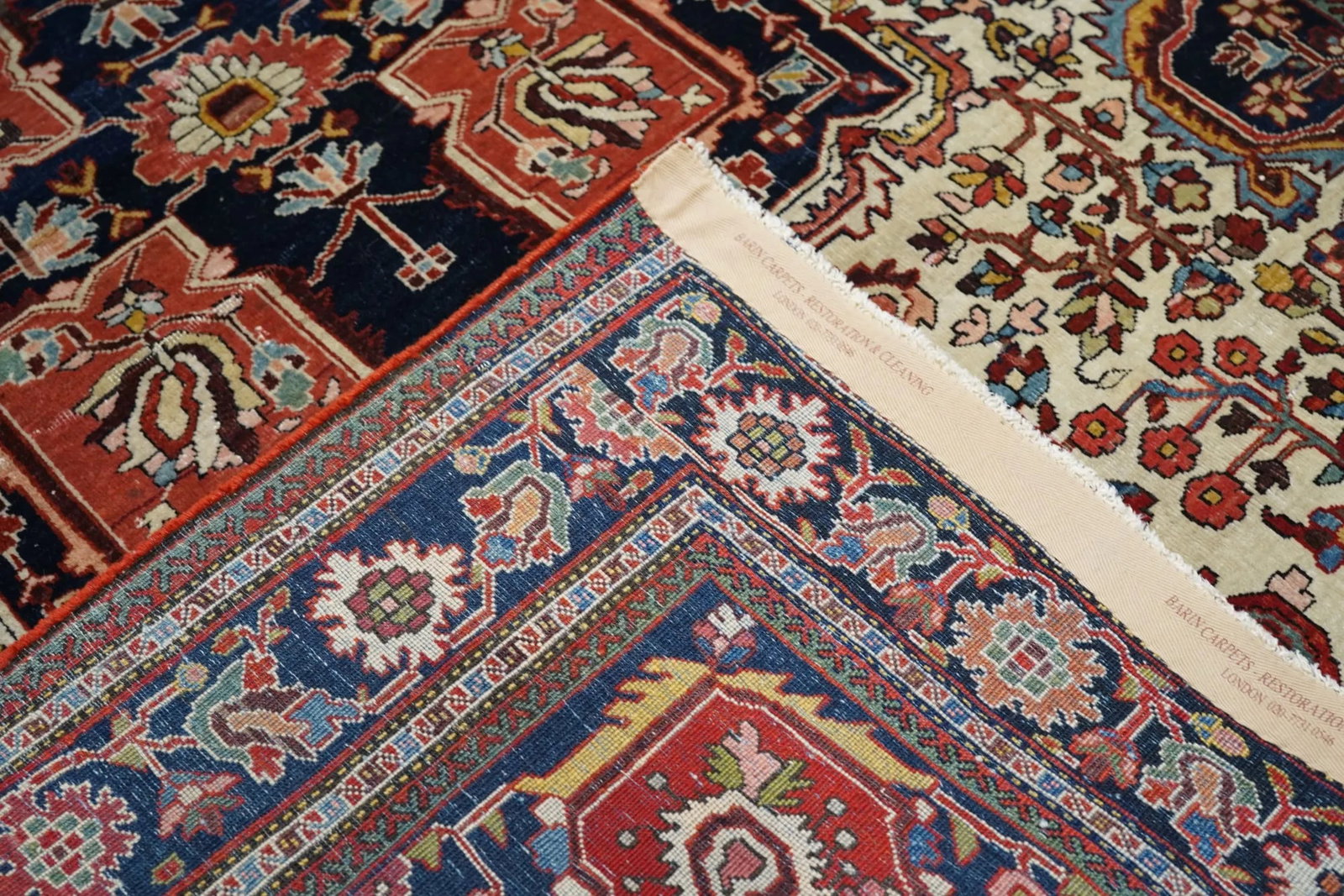 Antique Persian Farahan Sarouk Rug 4'6" X 6'9" - 11