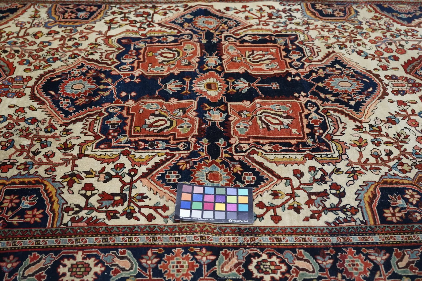 Antique Persian Farahan Sarouk Rug 4'6" X 6'9" - 6