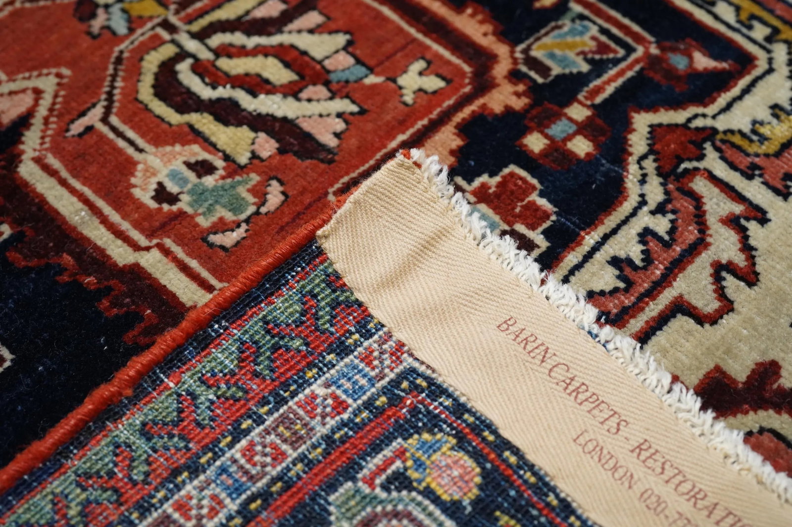Antique Persian Farahan Sarouk Rug 4'6" X 6'9" - 9